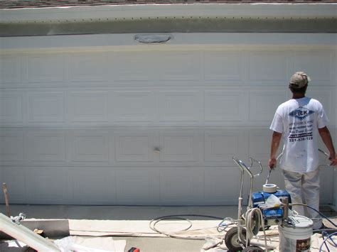 Garage Door Painting-Before and After-Viera FL