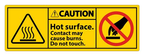 Caution Hot Surface Vector Art, Icons, and Graphics for Free Download