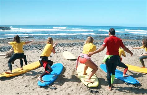 Surf lessons in Playa de las Americas, Tenerife