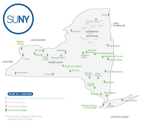 Map Of Suny Schools | Gadgets 2018