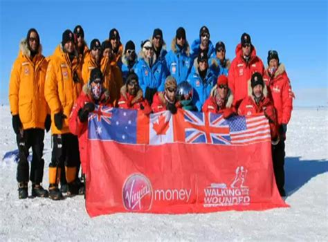 Video: Walking with the Wounded adventurers return from South Pole ...