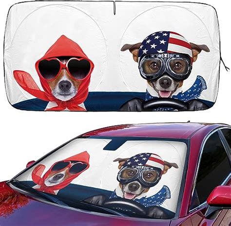 Amazon.com: Car Sun Shade for Windshield Cute, Car Front Window Shades ...