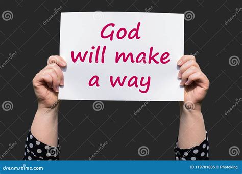 God will make a way stock image. Image of jesus, opportunity - 119701805