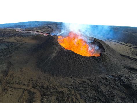 Active Volcanic Crater