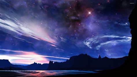 Fantastic night sky wallpaper - Digital Art wallpapers - #20288