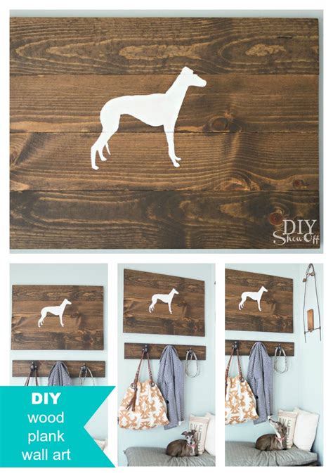 Silhouette Scrap Wood Wall Art - DIY Show Off ™ - DIY Decorating and ...