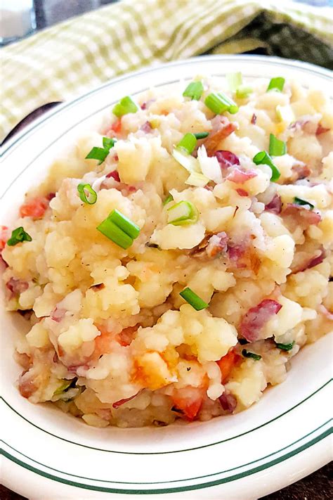 Bacon Tomato Mashed Potatoes Recipe - Lana’s Cooking