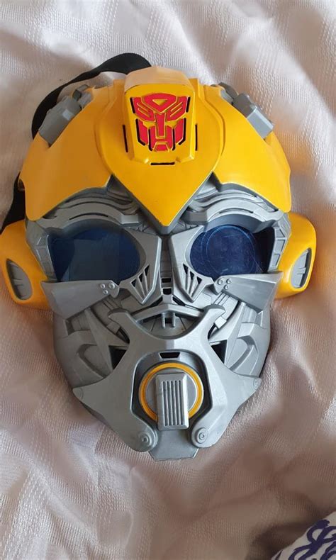 Transformers Bumblebee Voice Change Helmet Mask Bumble Bee Hasbro ...