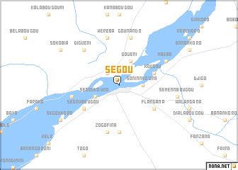 Ségou (Mali) map - nona.net