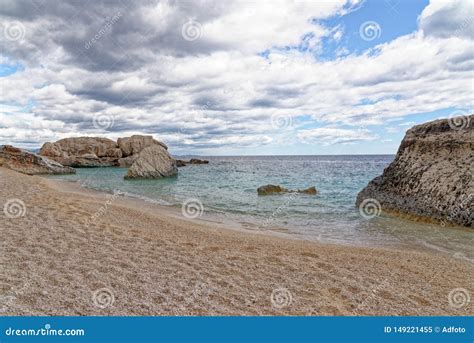 Cala Mariolu Beach - Italy - Sardinia Stock Image - Image of island ...