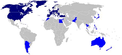 NATO and non-NATO US major allies map. Crown Colony, America Do Norte, Second Empire, Sql, The ...