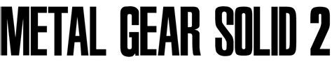 Metal Gear Solid Logo PNG Image | PNG Mart