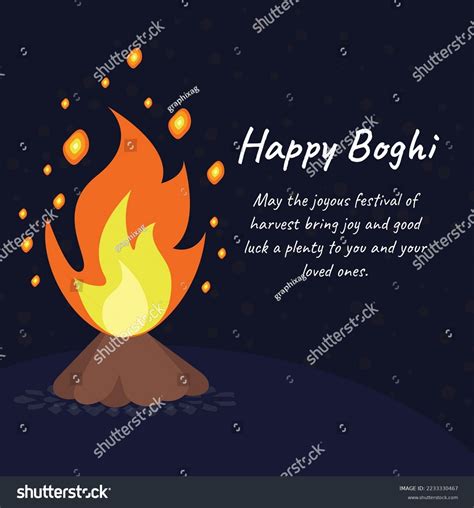 Happy Boghi Celebration Happy Boghi Background Stock Vector (Royalty ...