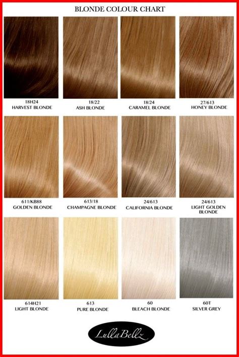 Loreal Hair Color Charts