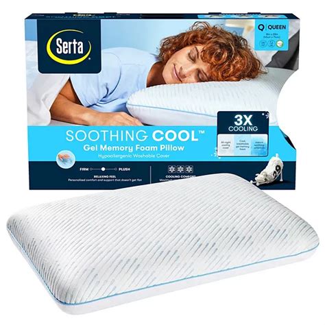 SensorGel Arctic Gusset Gel-Infused Memory Foam Pillow With Cool Coat ...