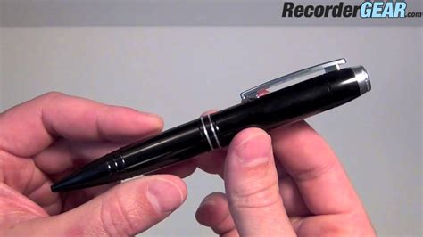 142 Hour Digital Voice Recorder Pen - Spy Audio Recording Pen - YouTube