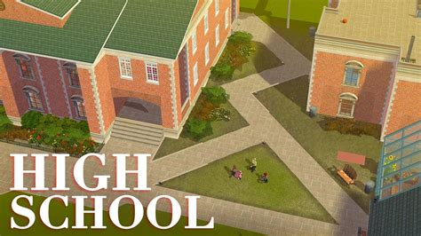 Building a Functional High School in Sims 2 📓 Cozy Library, Cafe & More ...