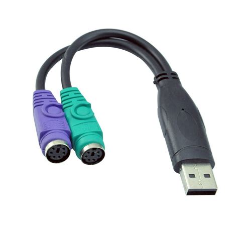 UCEC USB to Dual ps2 Mouse Keyboard Converter Adapter Cable - Walmart ...