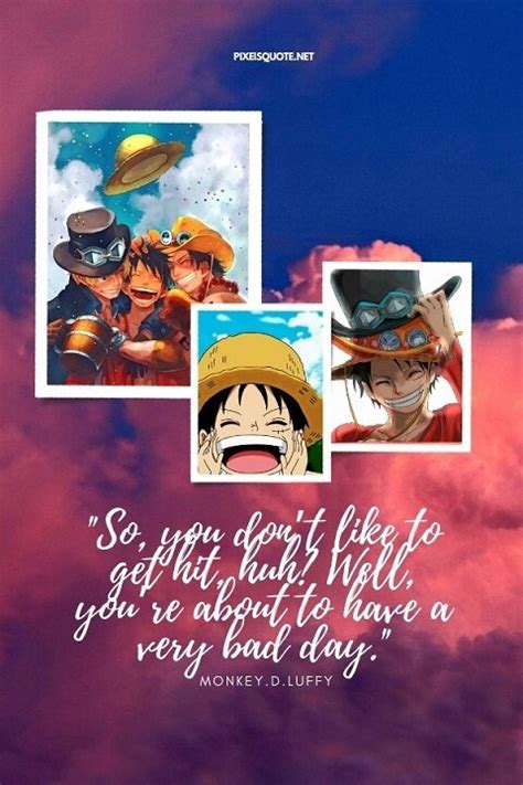 Monkey.D.Luffy Quotes In Onepiece Series | PixelsQuote.Net