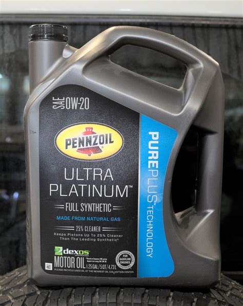 malykh.com notes: Pennzoil Ultra Platinum 0W-20