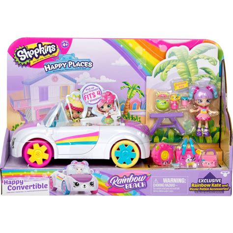 Shopkins Happy Places S5 Happy Convertible Car Playset | BIG W