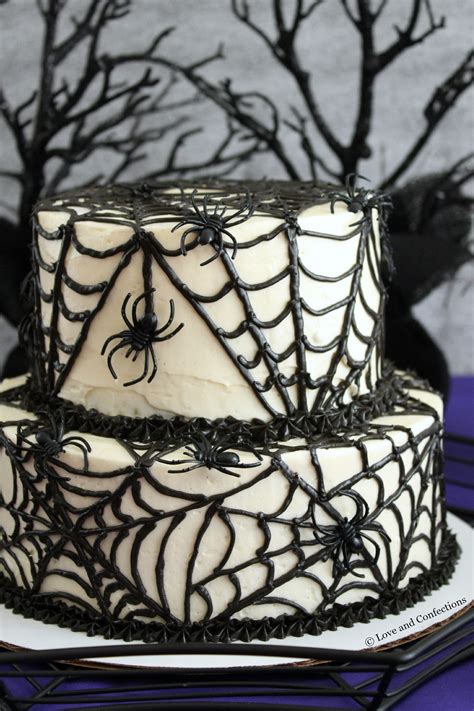 Black Velvet Spider Cake