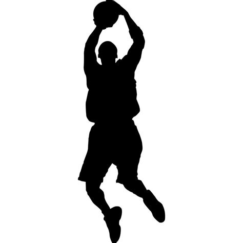 Free Basketball Silhouette Transparent, Download Free Basketball ...