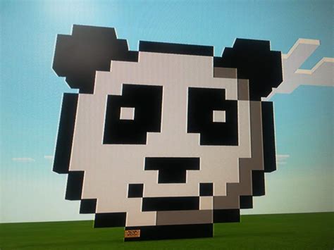 Panda Pixel Art Images