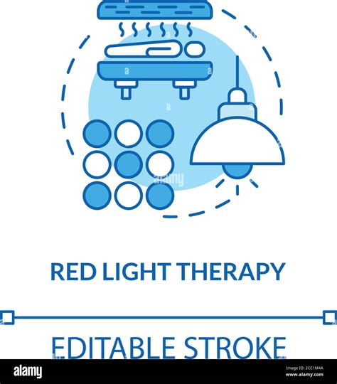 Red light therapy concept icons Stock Vector Image & Art - Alamy