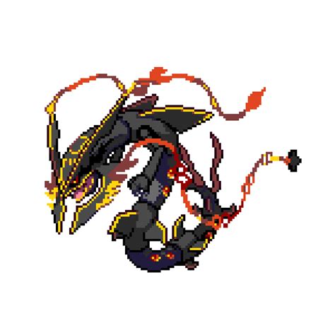 Mega Rayquaza Pixel Art