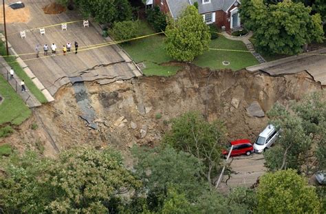 New Sinkhole in Texas | sinkhole opens up and swallows cars. The Science Behind Sinkholes | sink ...