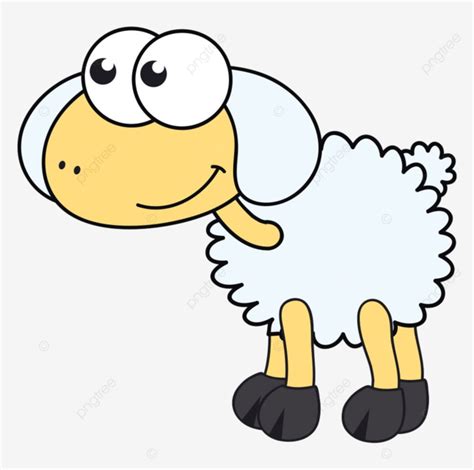 Sheep Wool Clipart PNG Images, Cute Little Sheep Wool Farm, Creature, Farm, Juvenile PNG Image ...