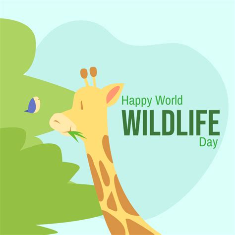 Free World Wildlife Day Illustration Template - Edit Online & Download ...