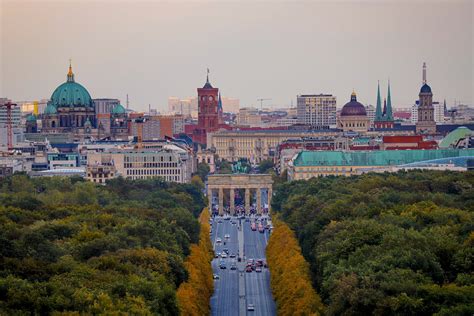 Aerial View of Brandenburg Gate in Berlin · Free Stock Photo