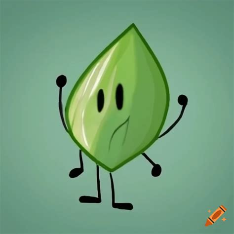 Leafy from BFDI on Craiyon