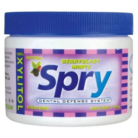 Xlear Spry Berryblast Mints - Sugar Free 240 Ct, 240 CT - Kroger