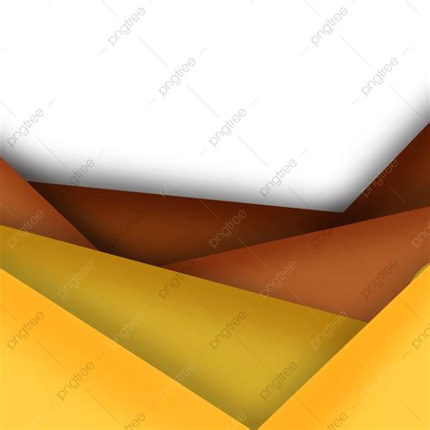 Psd Free Download Hd Transparent, Paper Cut Brown Gold For Brochure Or ...