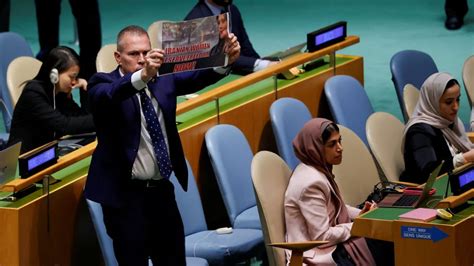 Israeli Ambassador Gilad Erdan Escorted Out of General Assembly Hall After Protesting Iran’s ...