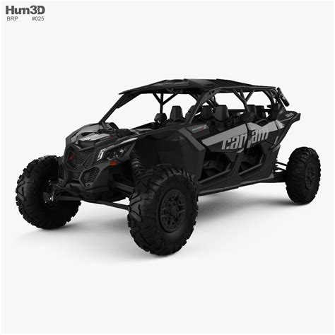 BRP Can-Am Maverick X3 MAX X RS Turbo RR 2024 3D-Modell - Herunterladen ATV on 3DModels.org