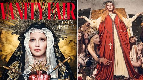 Madonna Appears as Virgin Mary, Recreates Last Supper for Vanity Fair ...