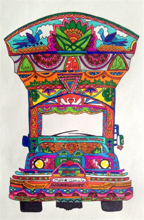 Doodle Doo : Photo | Truck art pakistan, Truck art, Pakistan art