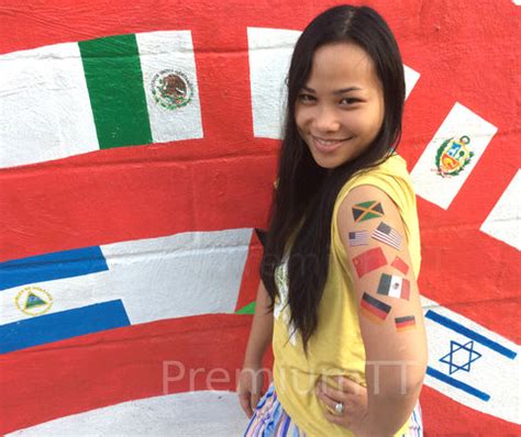 Chile Chilean Flag Temporary Tattoo & Party Favors – Premium Temporary Tattoos