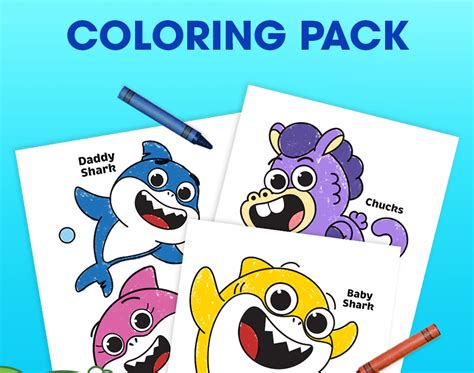 Baby Shark’s Big Show Coloring Pack | Nickelodeon Parents