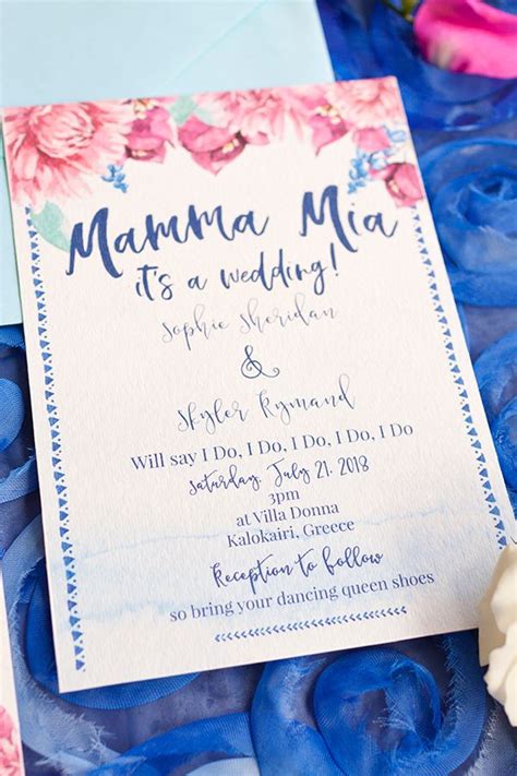 Mamma Mia Theme Wedding Ideas | Mamma mia wedding, Mamma mia, Mama mia