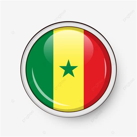 Senegal Circle Flag PNG, Vector, PSD, and Clipart With Transparent Background for Free Download ...