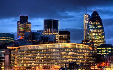 London Skyline at Night Wallpapers - Top Free London Skyline at Night ...