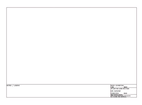 Librecad Title Block Template