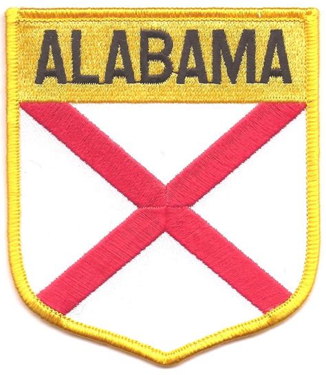 Flag patches, Alabama patch, AL flag patch, Alabama embroidered patches ...