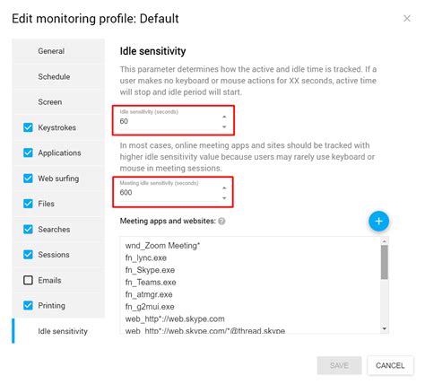 How to edit the Idle timer settings? – Controlio