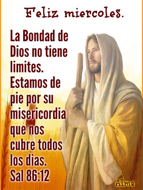 La Bondad de Dios no tiene limites! Estamos de pie por su misericordia que nos cubre todos los ...